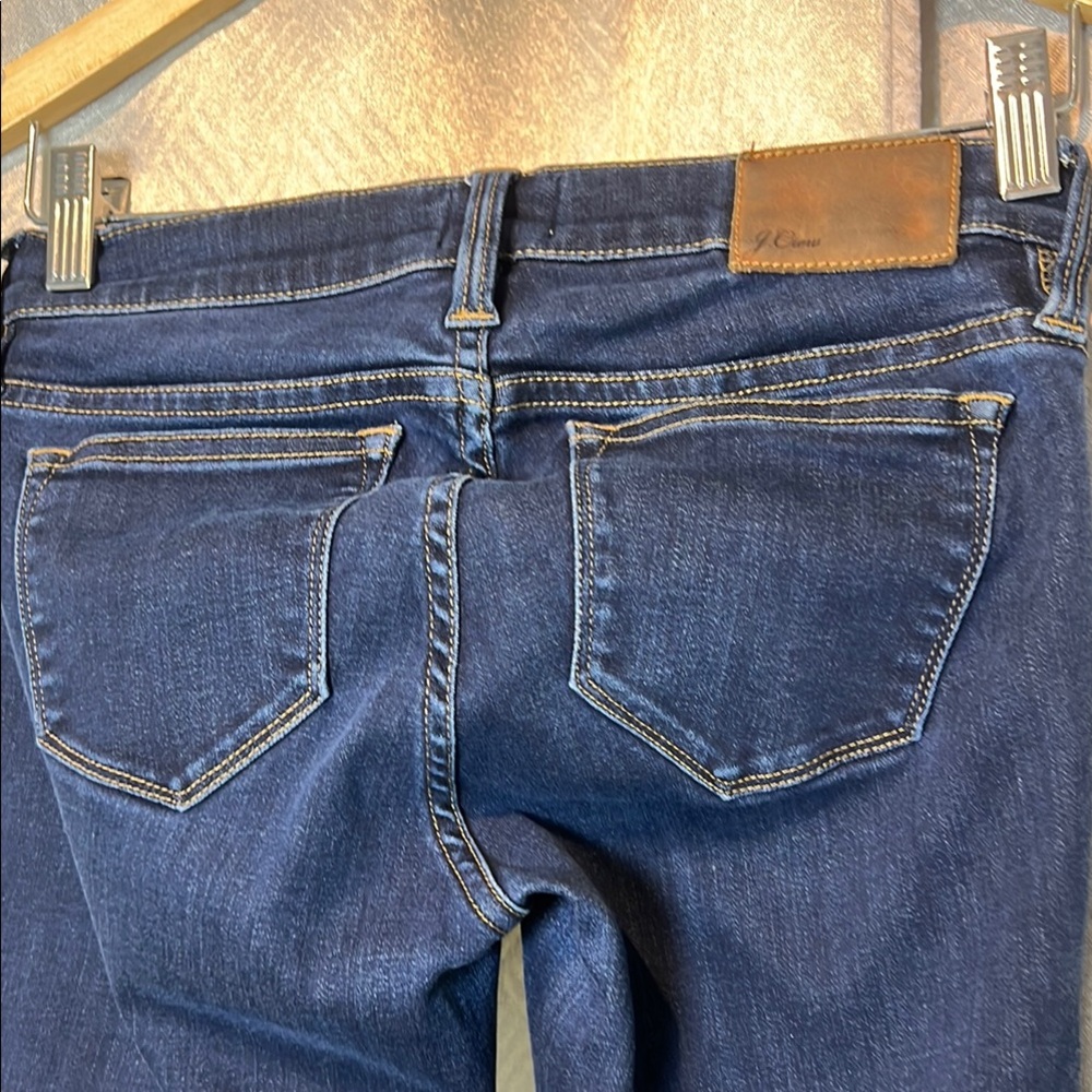 J Crew Maternity Toothpick Size 26 Dark Wash Stretch Skinny Jeans Ankle. (ord48) - Picture 9 of 13